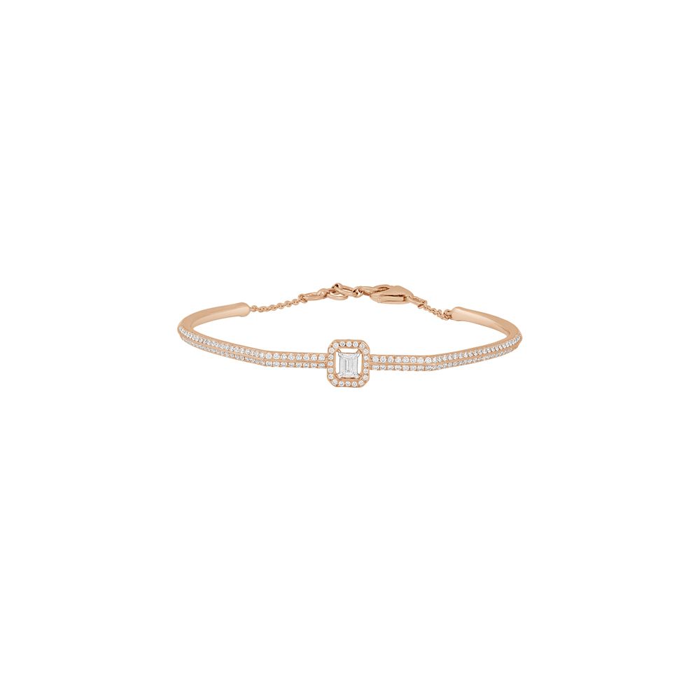 Contemporary Geometric Design Diamond Bracelet-All Jewellery-OBF23R07