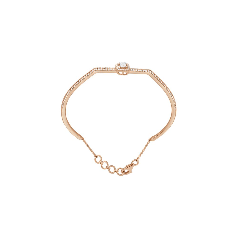 Contemporary Geometric Design Diamond Bracelet-All Jewellery-OBF23R07