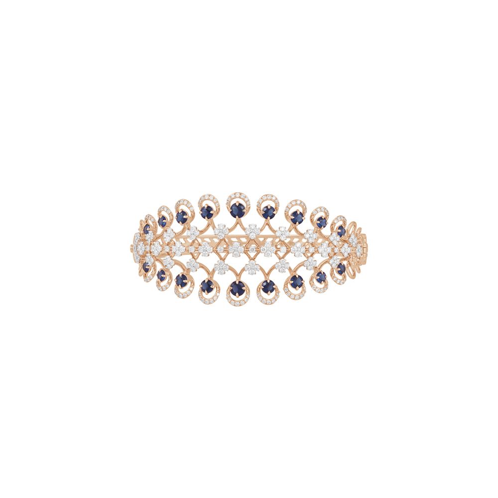 Classic Floral Diamond Bracelet-All Jewellery-OBF23R08