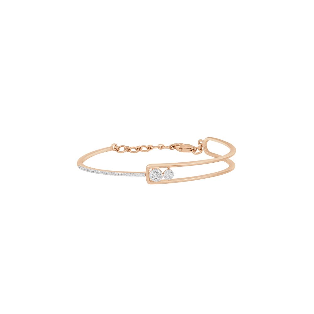 Delicate 18Kt Rose Gold Bracelet-All Jewellery-OBF23R15