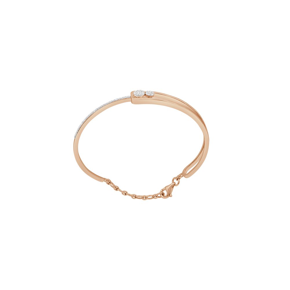 Delicate 18Kt Rose Gold Bracelet-All Jewellery-OBF23R15