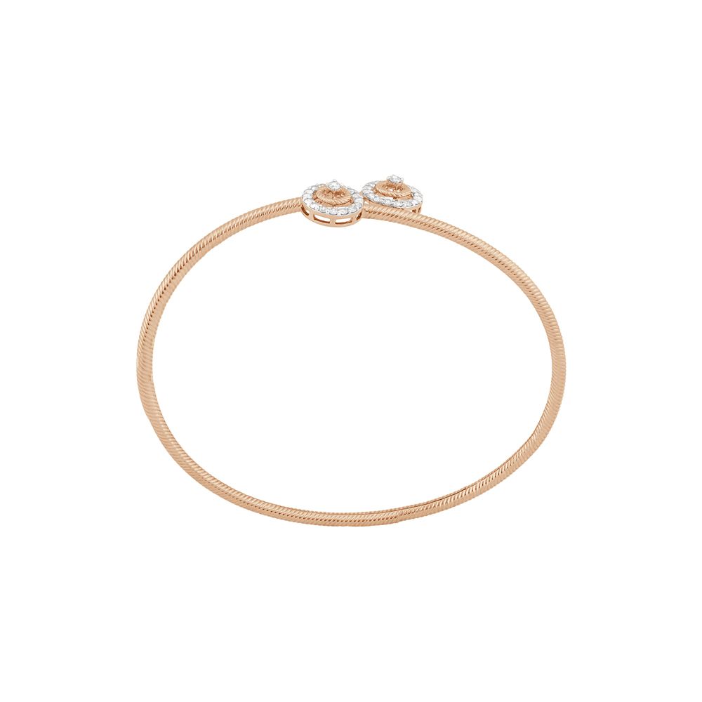 Trendsetting Diamond Cuff Bracelet-Bracelets-OBF23R19