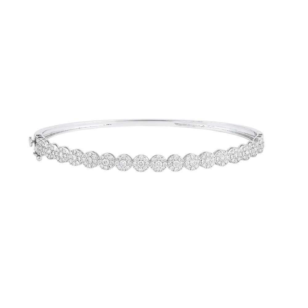 Striking Oval Diamond Bracelet-Bracelets-OBF24C29