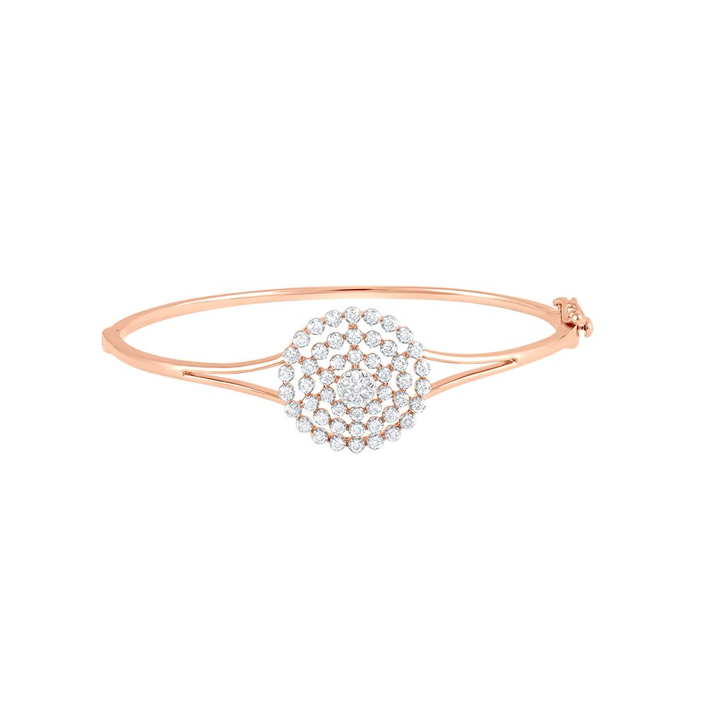 Attractive Round Design Diamond Bracelet-Bracelets-OBF24E49
