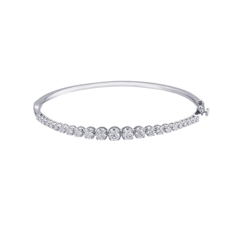 Subtle Diamond Studded Bracelet-Diamond Festival-OBF24R01