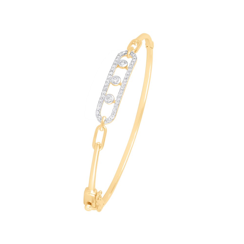 Casual Chainlink Design Diamond Bracelet-Bracelets-OBF24R04