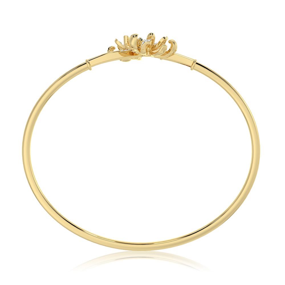 Modern 14Kt Yellow Gold Flexi Bracelet-All Jewellery-OBF26R11