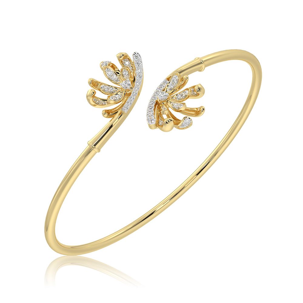 Modern 14Kt Yellow Gold Flexi Bracelet-All Jewellery-OBF26R11