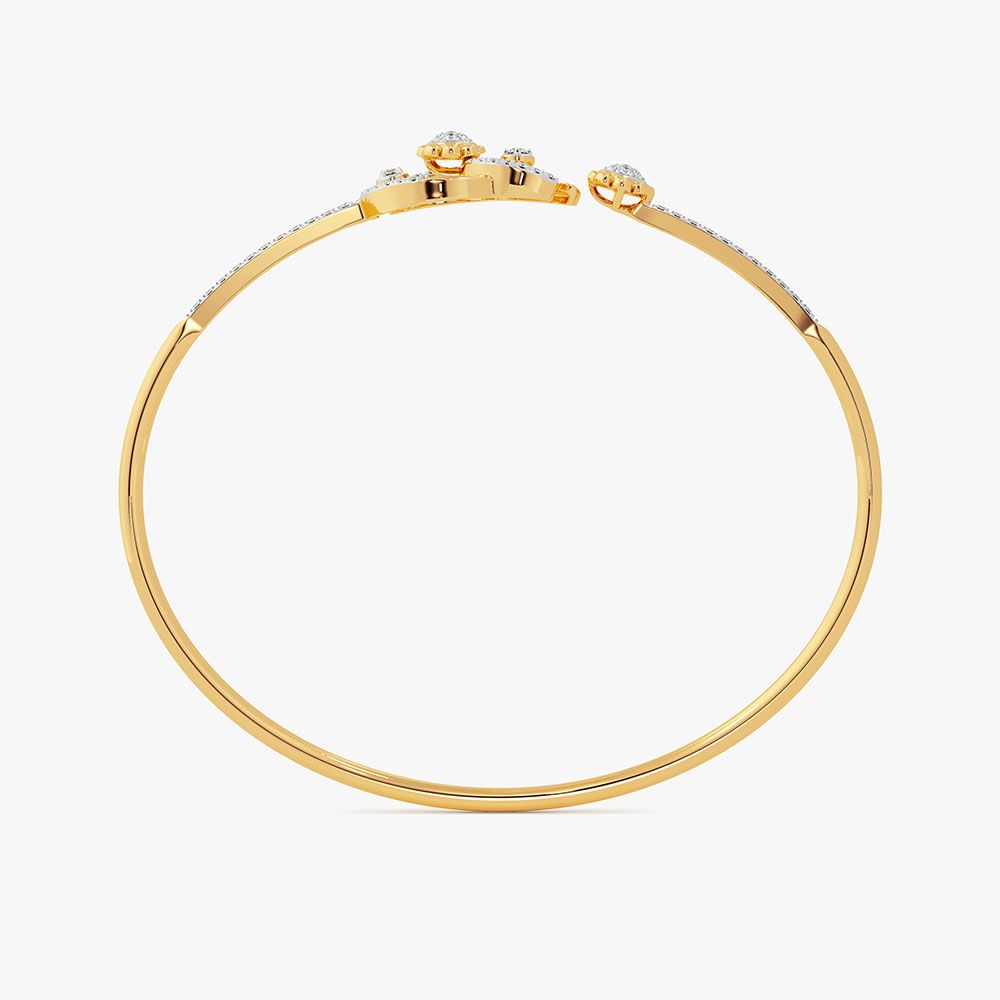 Regal Cosmos 14KT Diamond Oval Bracelet-All Jewellery-OBF26R50