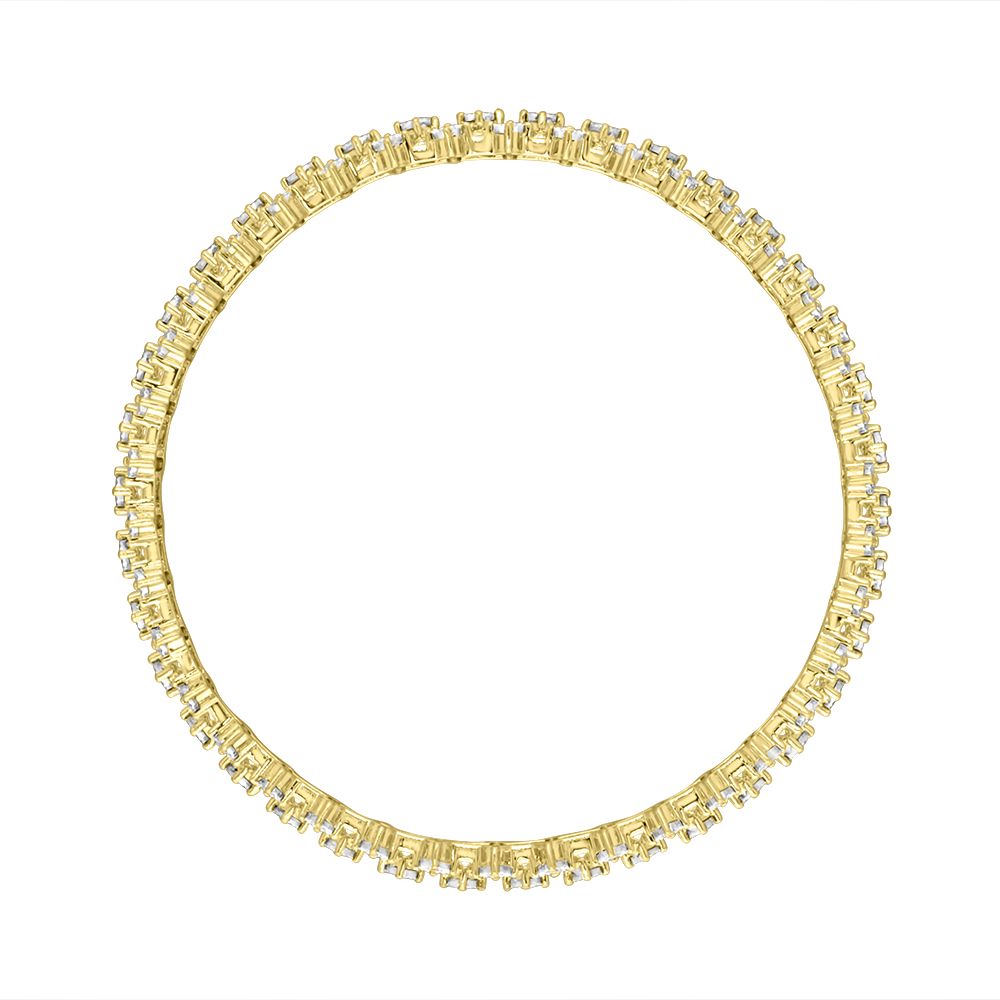 Captivating Diamond Bangle in 18KT Yellow Gold Set of 2-All Jewellery-OBA14024