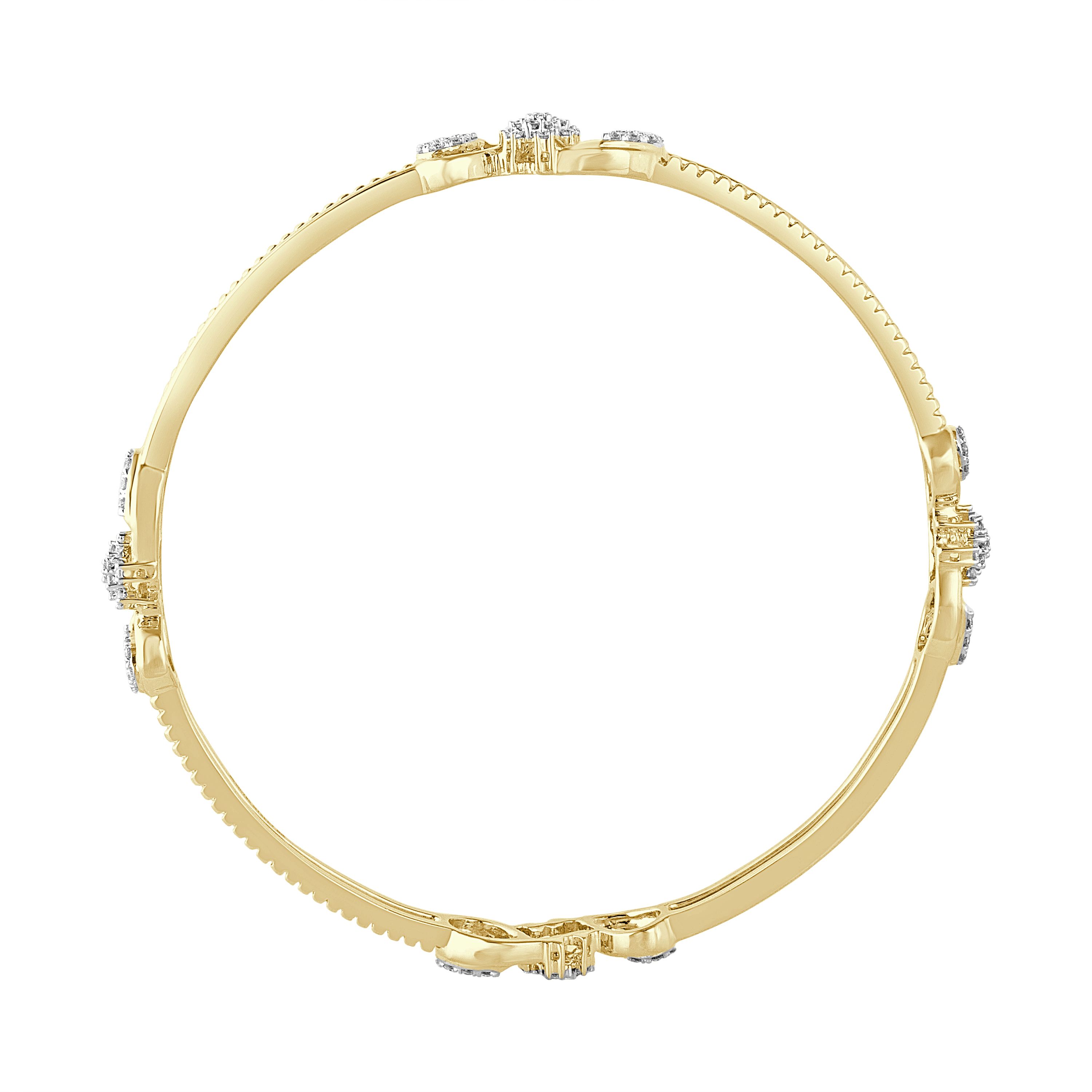 Embellished Diamond Bangle Set of 2-Bangles-OBA17008