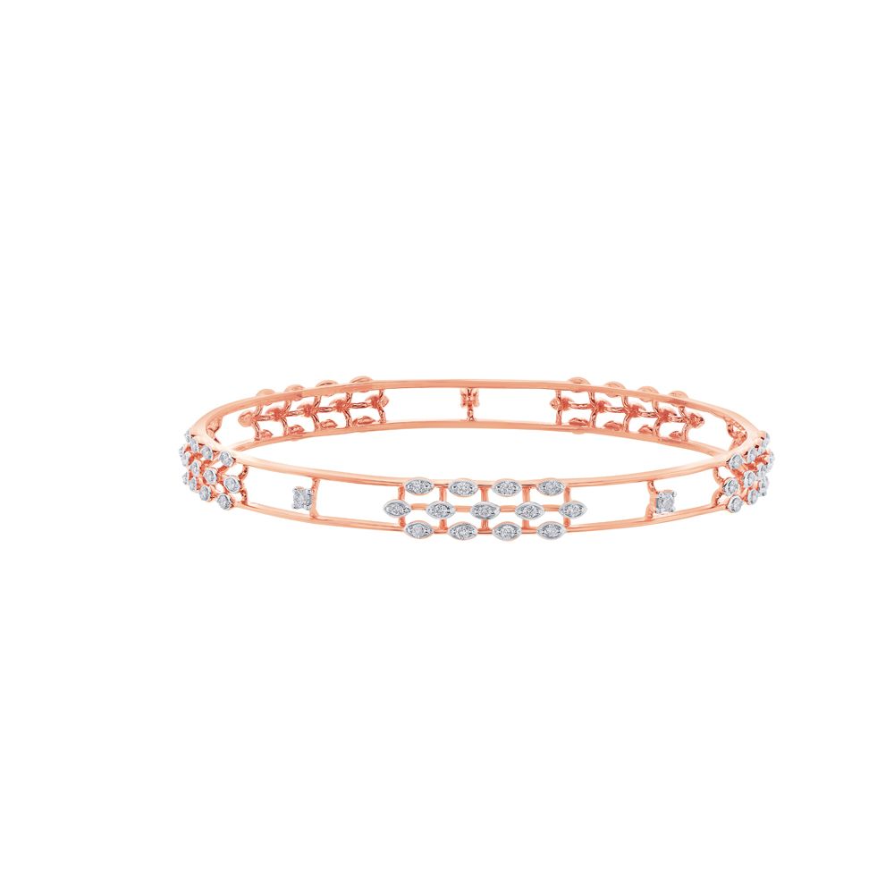 Enigmatic Diamond Bangle Set of 2-All Jewellery-OBA23001