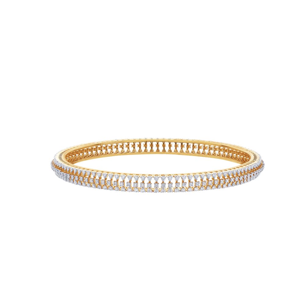 Captivating Bangle in 18KT Yellow Gold Set of 2-All Jewellery-OBA23011