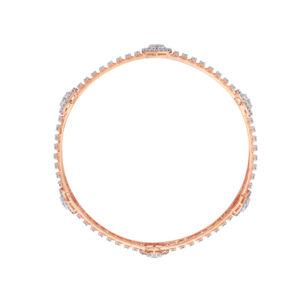 Enduring 18KT Rose Gold Bangle Set of 2-All Jewellery-OBA23018