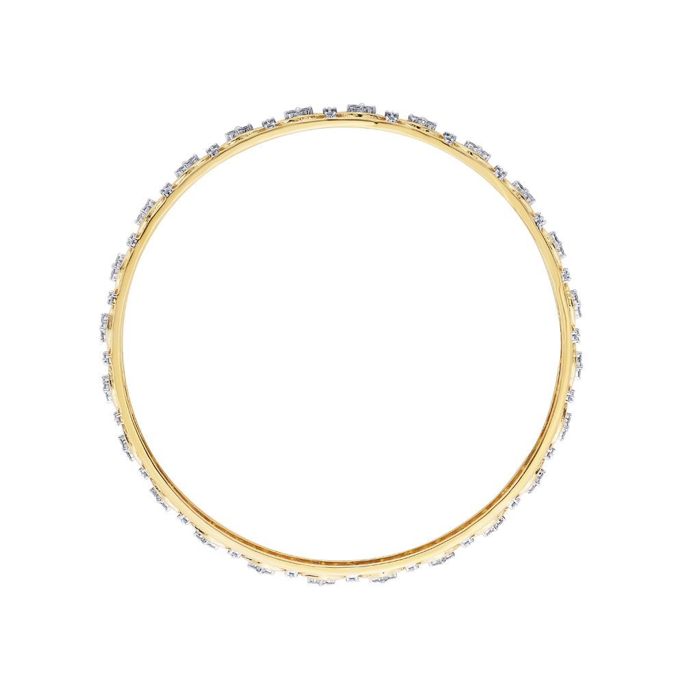 Exquisite Floral Bangle Set of 2-All Jewellery-OBA23019