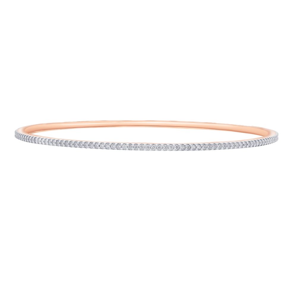 18KT Rose Gold Mesmerising Bangle Set of 2-All Jewellery-OBA23021