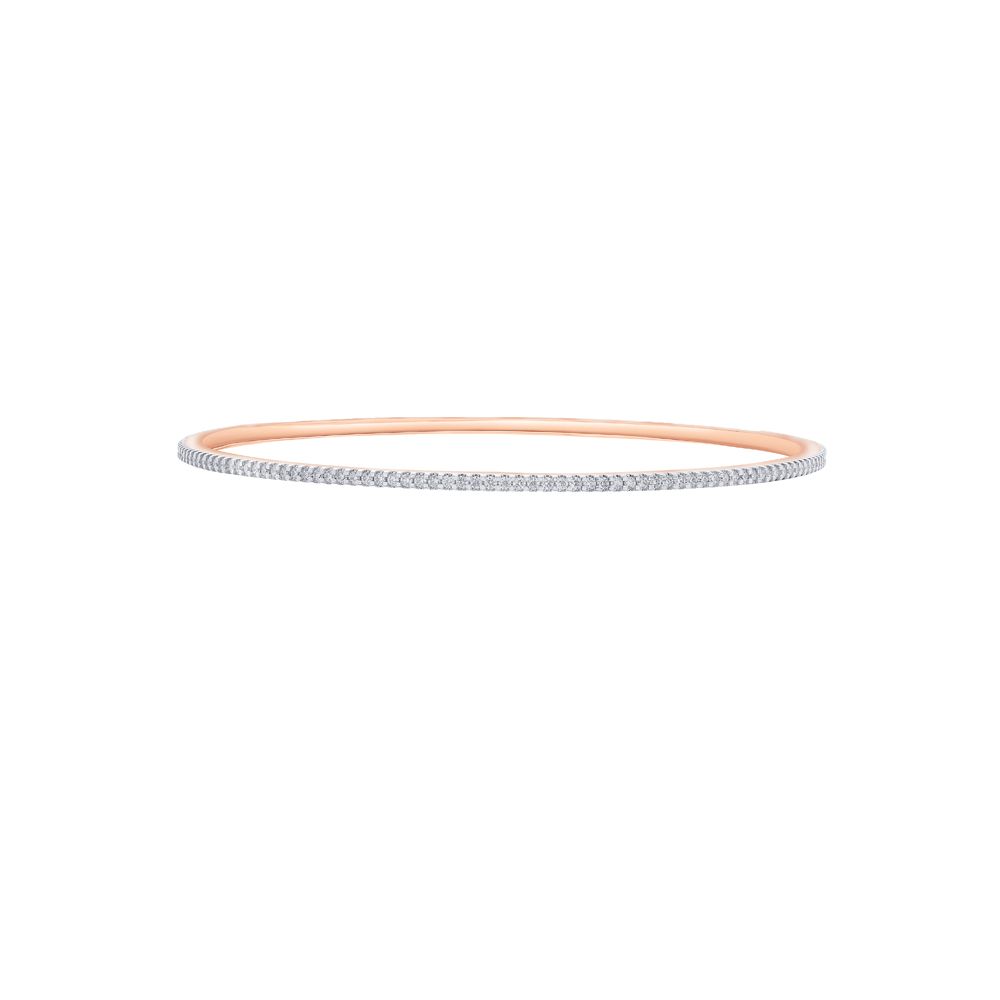 18KT Rose Gold Mesmerising Bangle Set of 2-All Jewellery-OBA23021