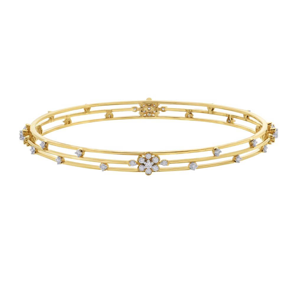 Enigmatic Diamond Bangle Set of 2-All Jewellery-OBA23024