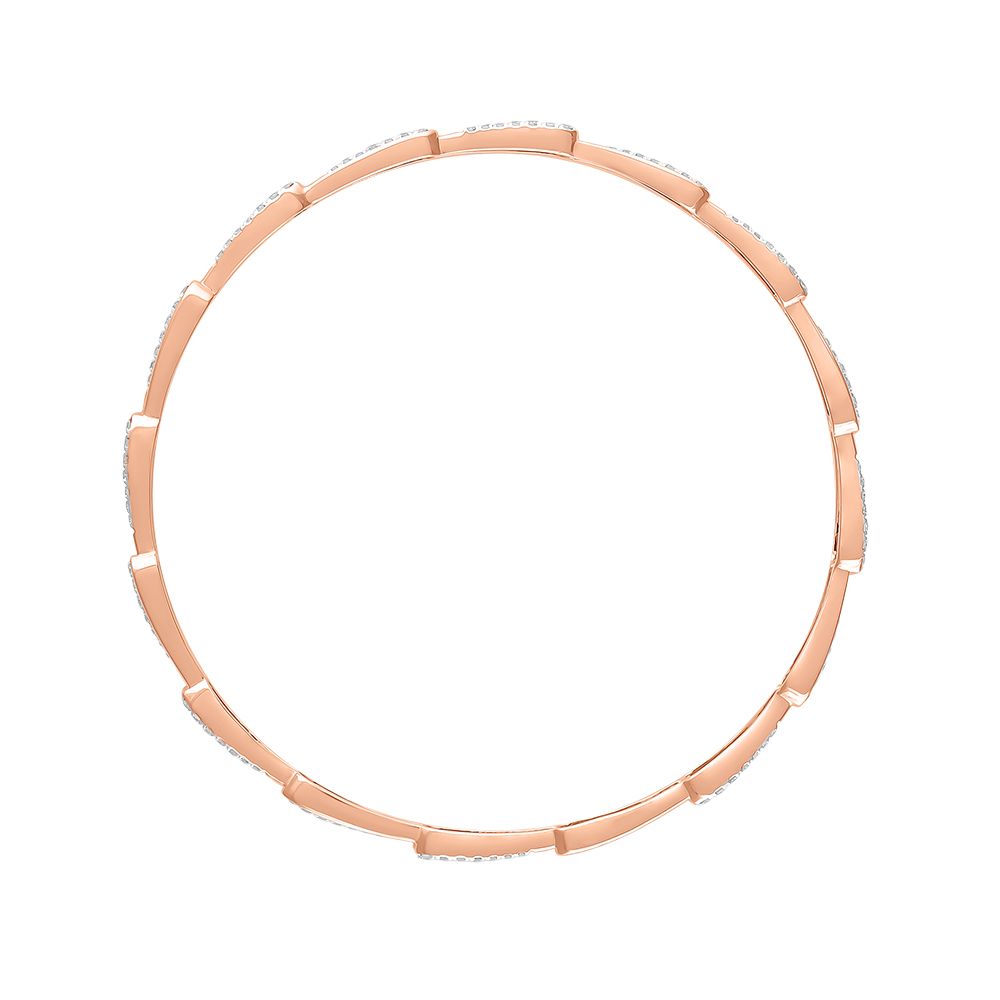 Delicate 18KT Rose Gold Bangle Pair-All Jewellery-OBA23P04