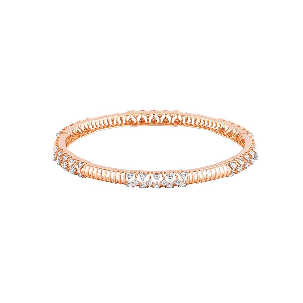 Distinctive Diamond Pair of Bangles-All Jewellery-OBA23P09