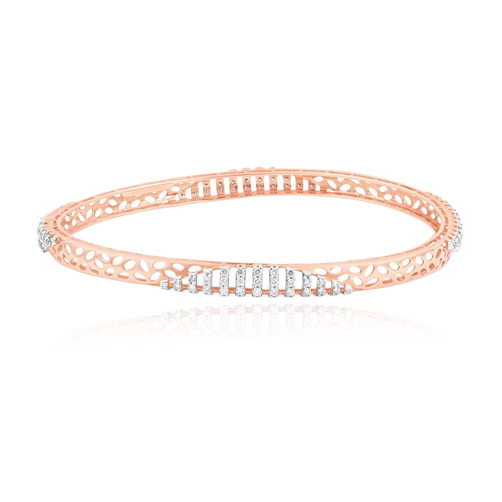 Sparkling Elegance Diamond Bangle Set of 2-All Jewellery-OBA25P12