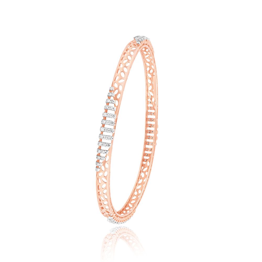 Sparkling Elegance Diamond Bangle Set of 2-All Jewellery-OBA25P12