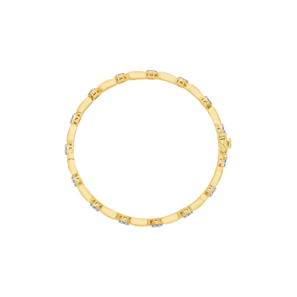 Radiant 18KT Rose Gold Bangle Set of 2-Bangles-OBA07057