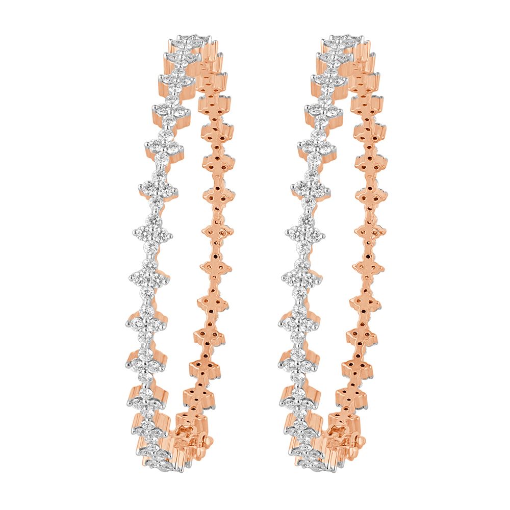 Subtle 18KT Yellow Gold Bangle Set-All Jewellery-OBA16703