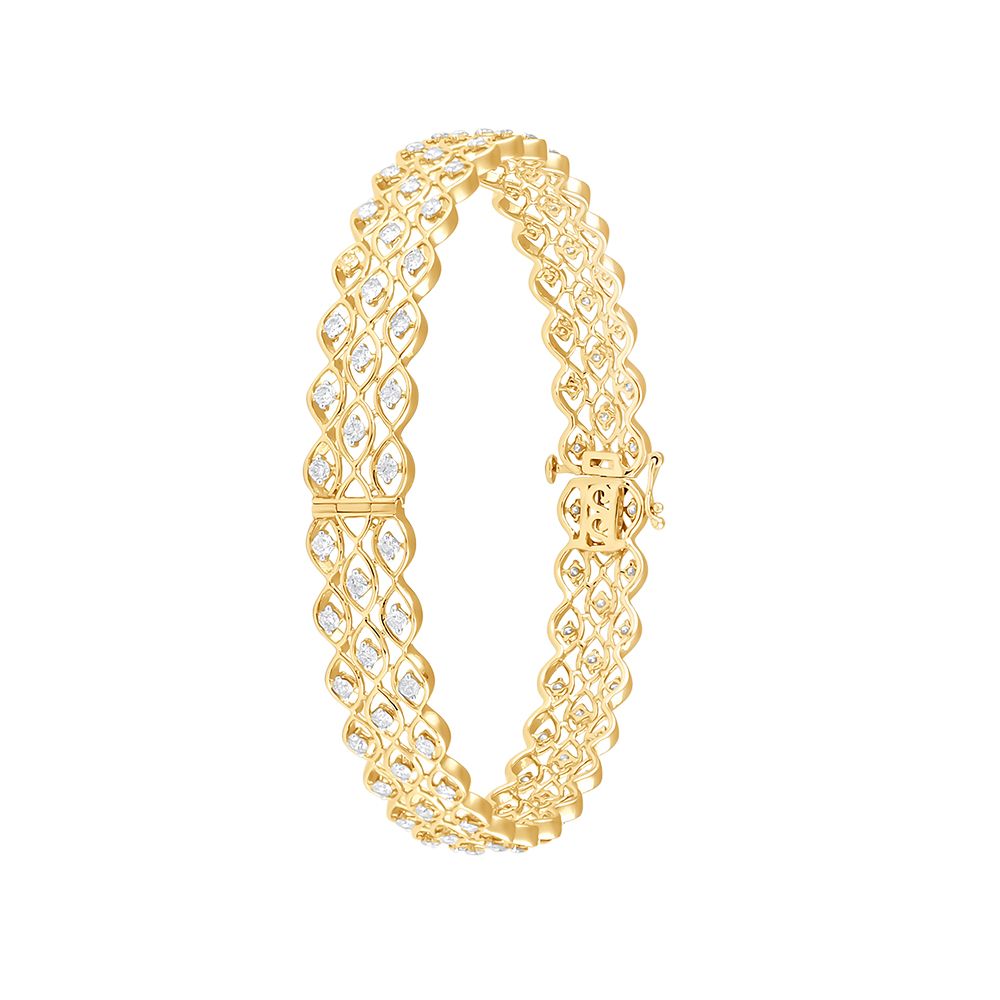 Aesthetic Diamond Bangles-All Jewellery-OBA20027