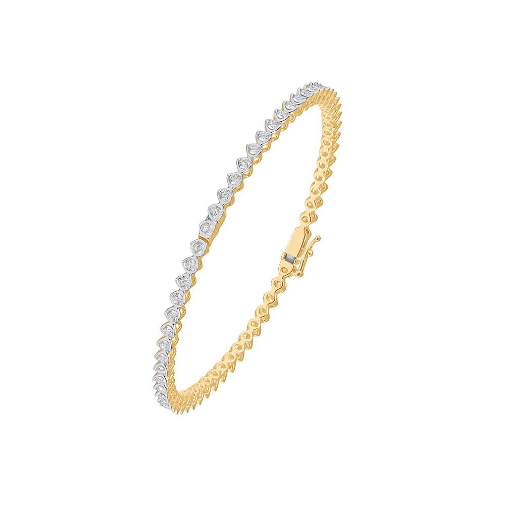 Graceful Diamond Lined Bangles Set-All Jewellery-OBA20071