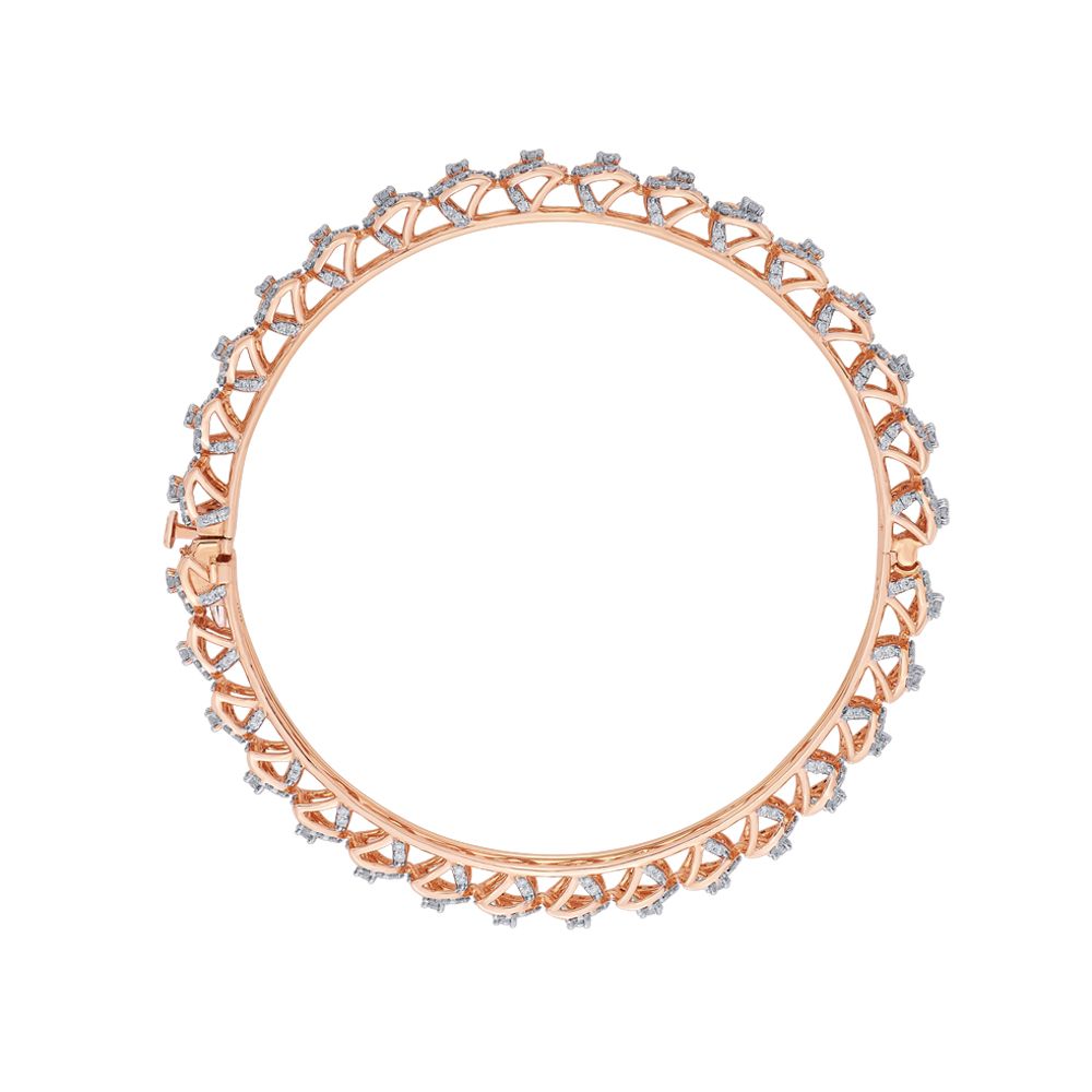 Versatile 18KT Rose Gold Bangle-Bangles-OBA22014