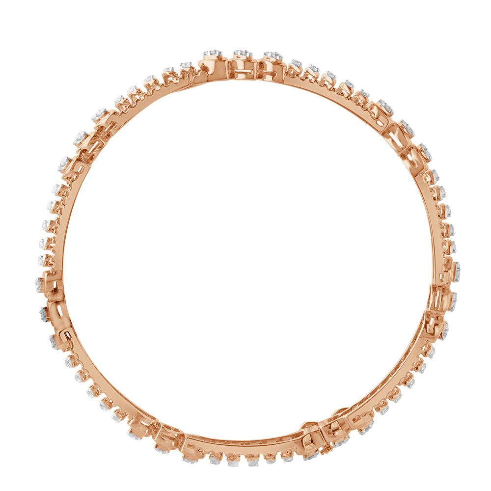 18KT Exquisite Rose Gold Bangle Set of 2-All Jewellery-OBA22015