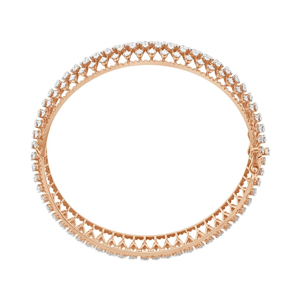 Classy Bangle in 18KT Rose Gold Set of 2-All Jewellery-OBA22017