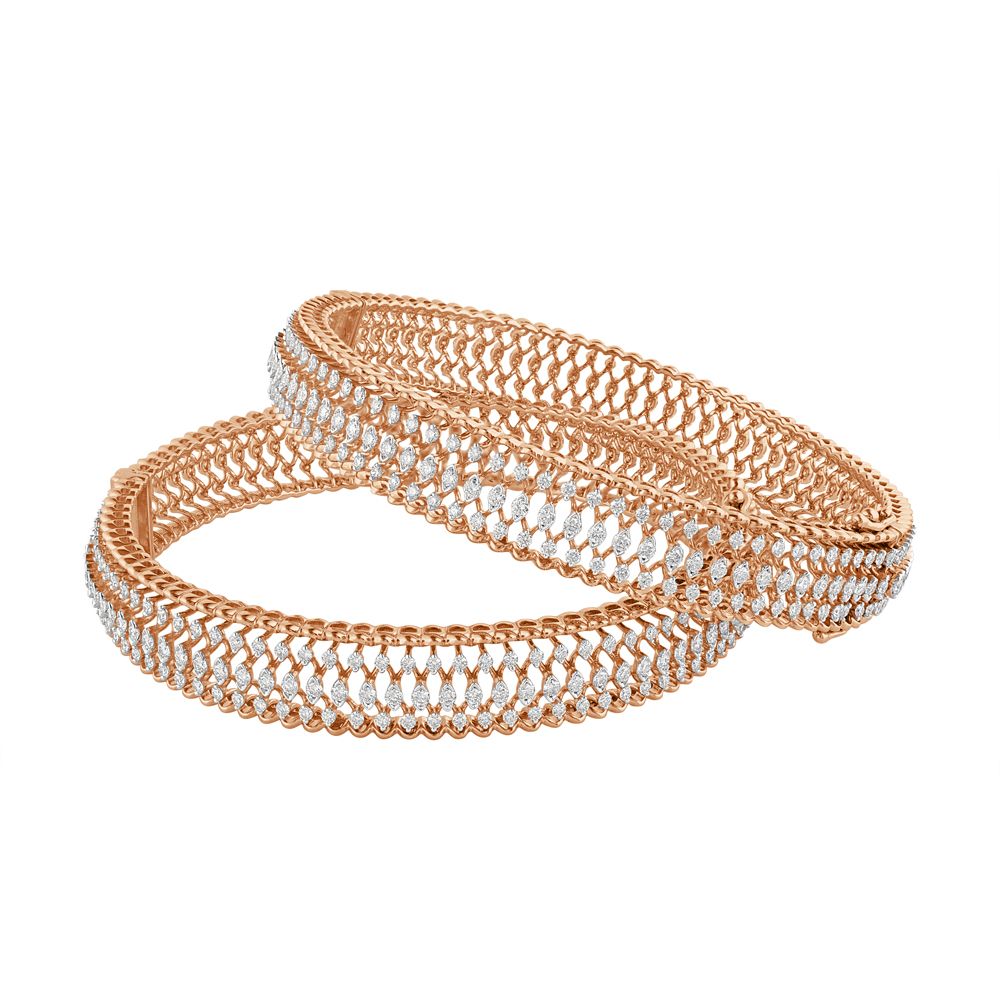 Eternity Glamour Diamond Bangle-All Jewellery-OBA23045
