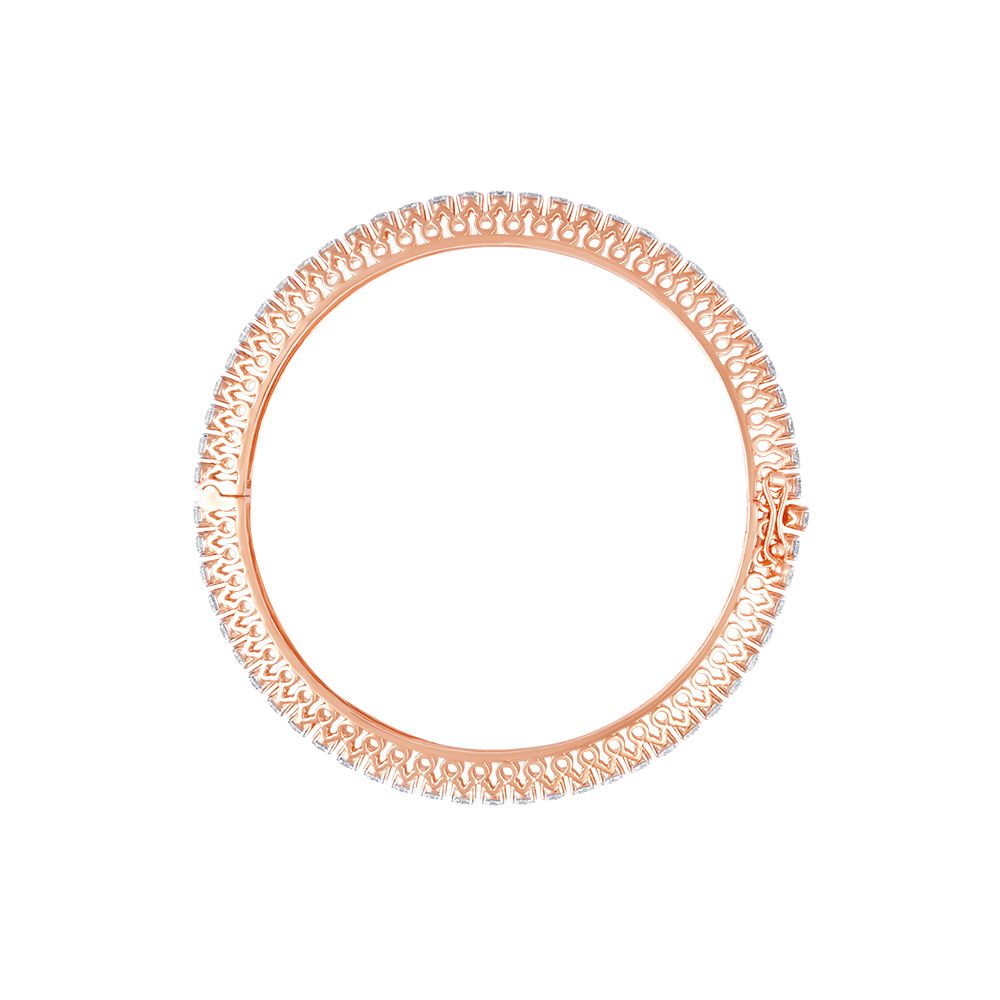 Stunning 18KT Rose Gold Bangle Set of 2-All Jewellery-OBA24O09