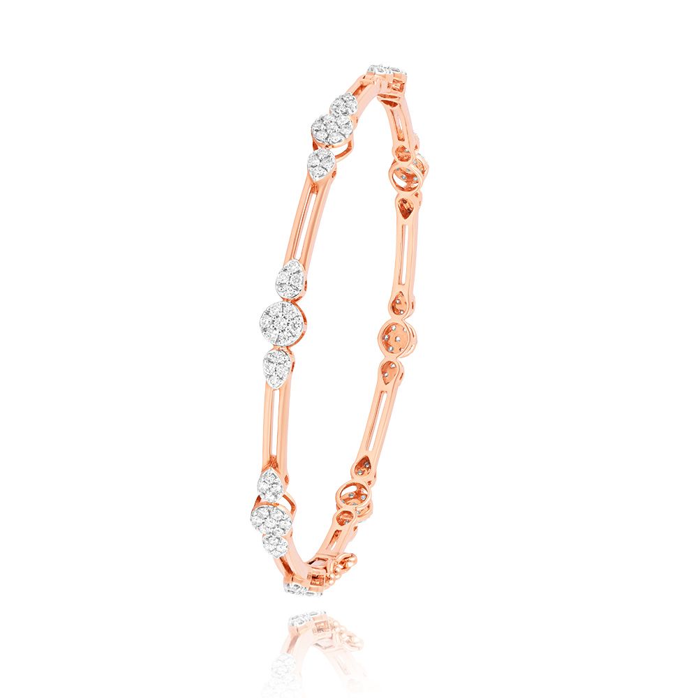 Minimal Elegance Diamond Bangle Set of 2-All Jewellery-OBA25O05