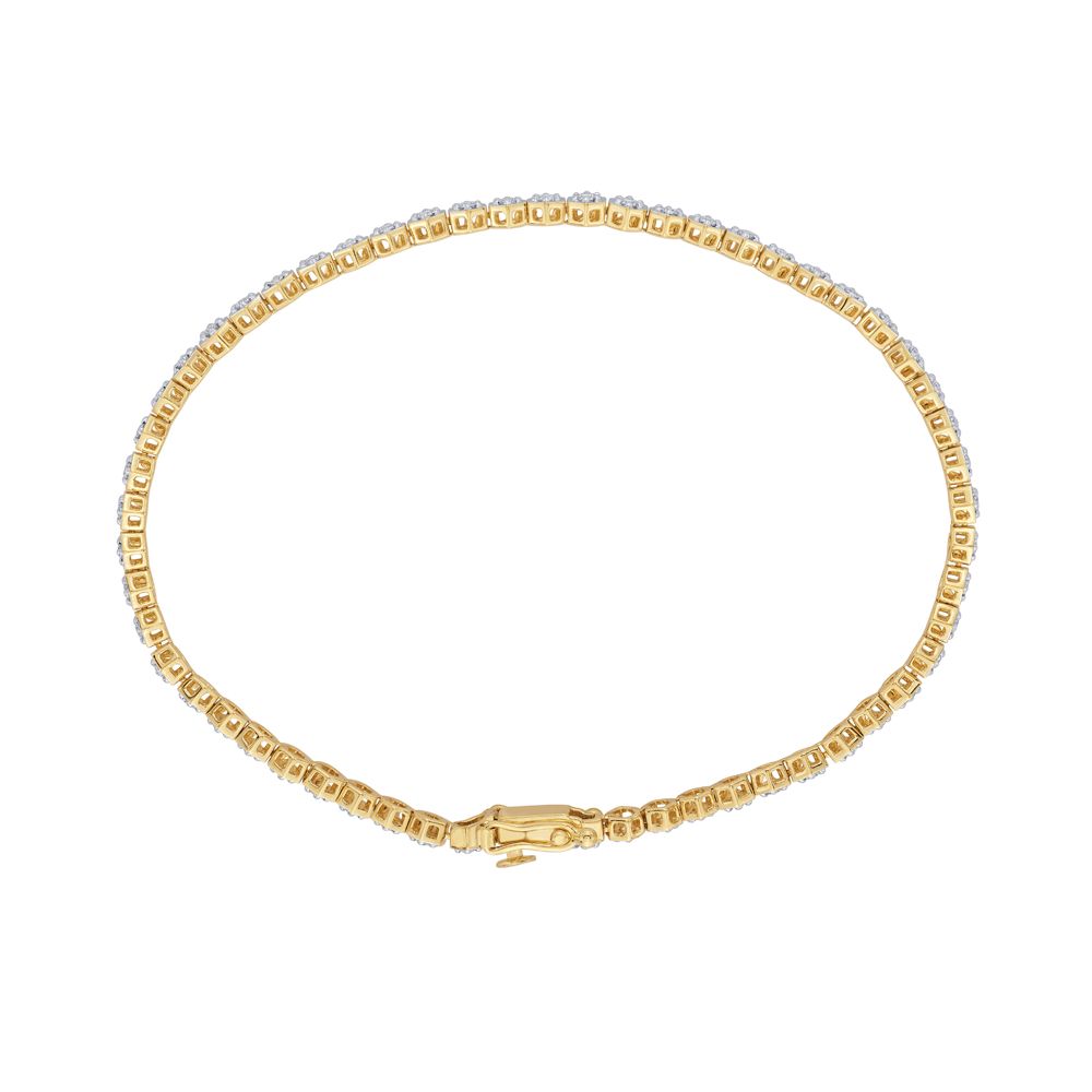 Stunning 18KT Rose Gold Bracelet-Bracelets-OBR16710-D200XAB