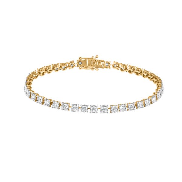 Enchanting Diamond Studded Bracelet-Festive Offer-OBR17001