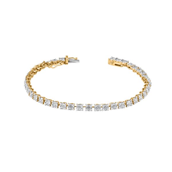 Enchanting Diamond Studded Bracelet-Festive Offer-OBR17001