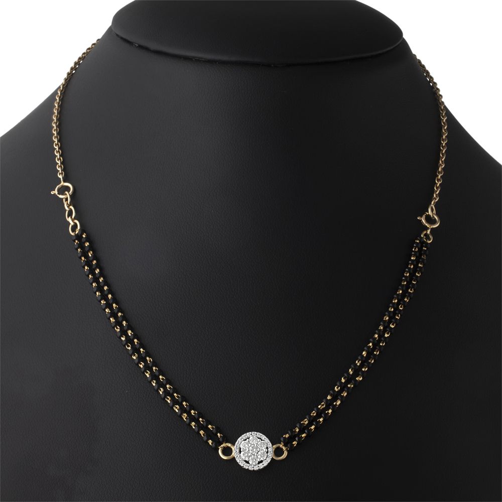 14KT Yellow Gold Bracelet With Diamonds-Bracelets-OBR18003-D400RAC