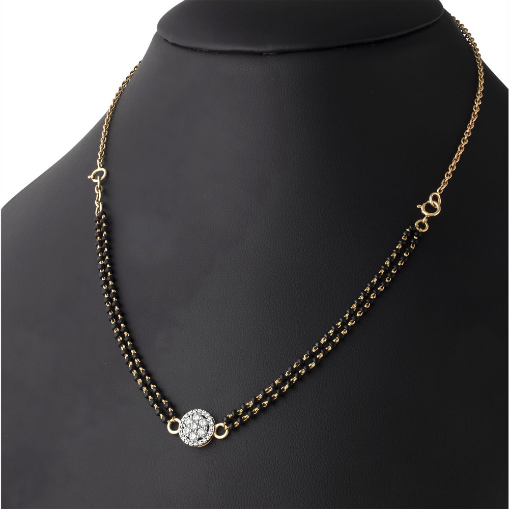 14KT Yellow Gold Bracelet With Diamonds-Bracelets-OBR18003-D400RAC