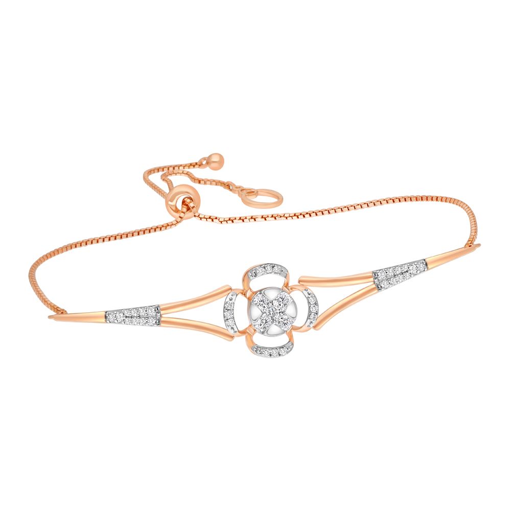 Classic 14KT Rose Gold Astra Bracelet-Bracelets-OBR20029-D900XKC