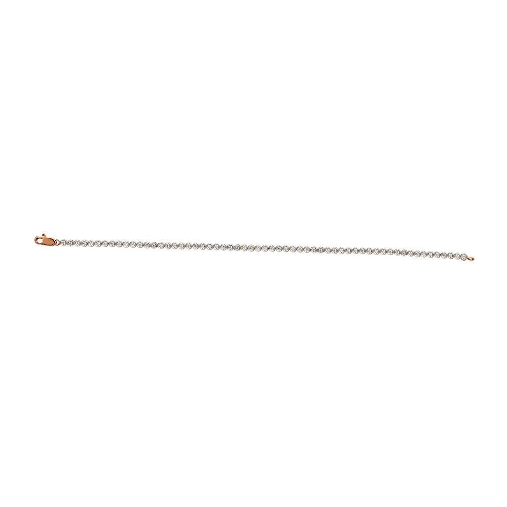 Stunning Rose Gold and Diamond Bracelet-All Jewellery-OBR23002-D400XJB