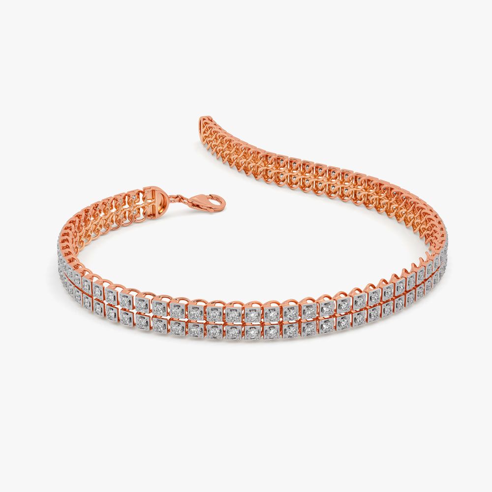 Chic Diamond Bracelet-Bracelets-OBR23S03