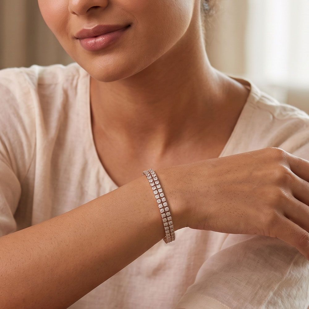 Chic Diamond Bracelet-Bracelets-OBR23S03