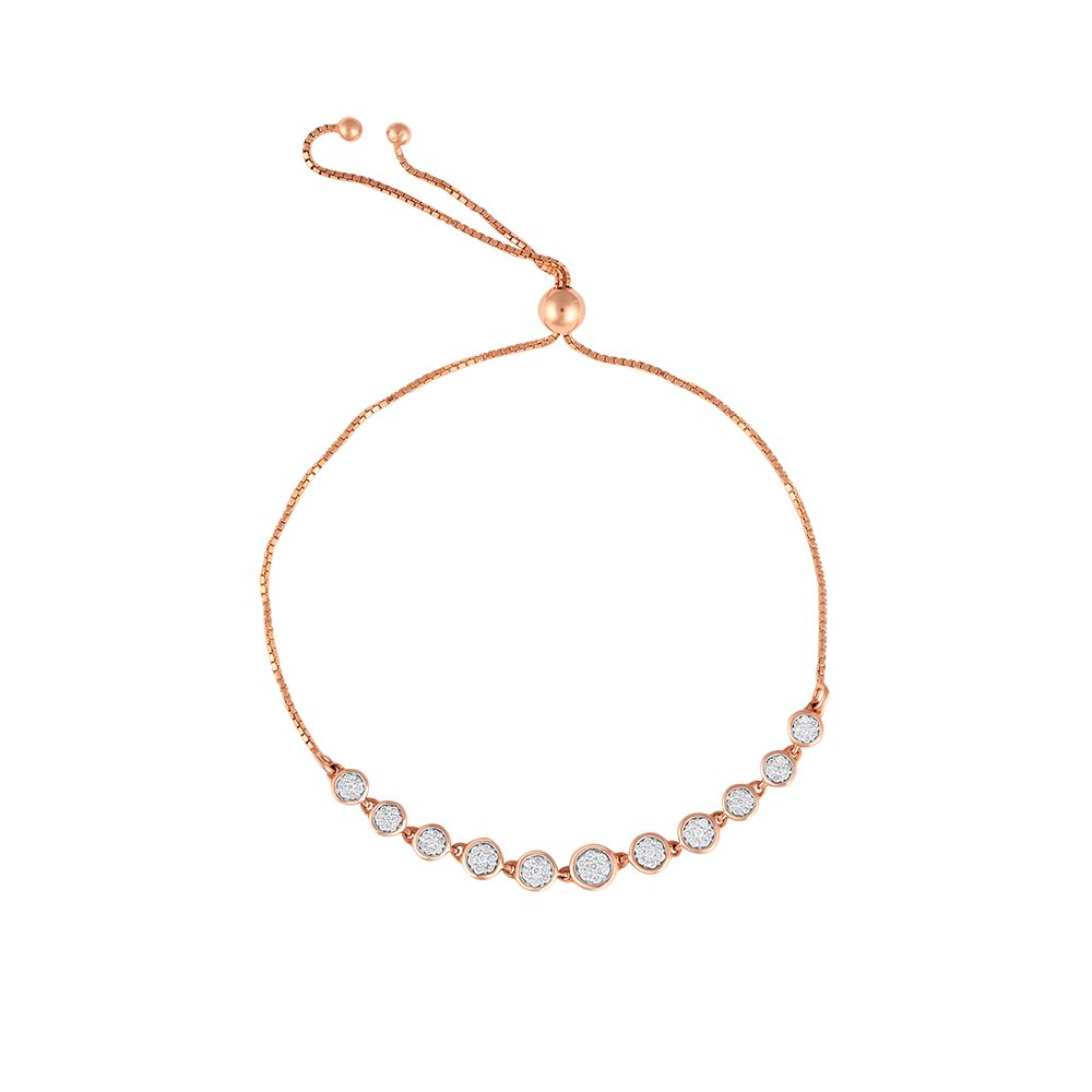 Beautiful Geometric Design Diamond Bracelet-Bracelets-OBR23S07