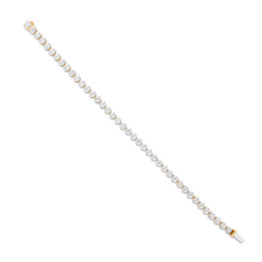 Sparkling Yellow Gold Diamond Bracelet-All Jewellery-OBR23S10