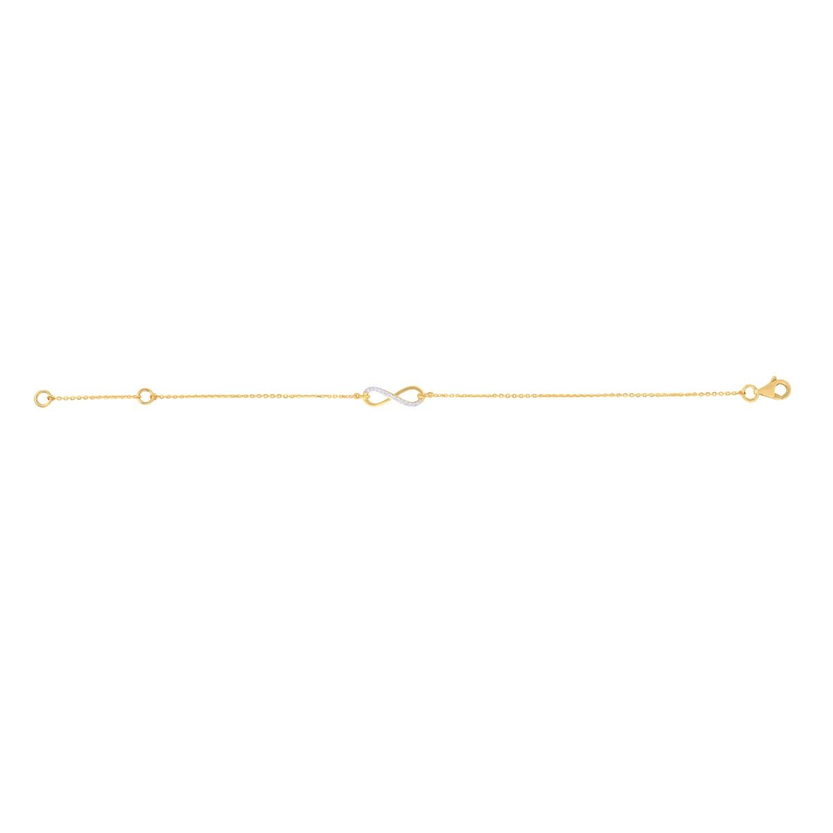 Infinity Design Diamond Bracelet-All Jewellery-OBR24S24