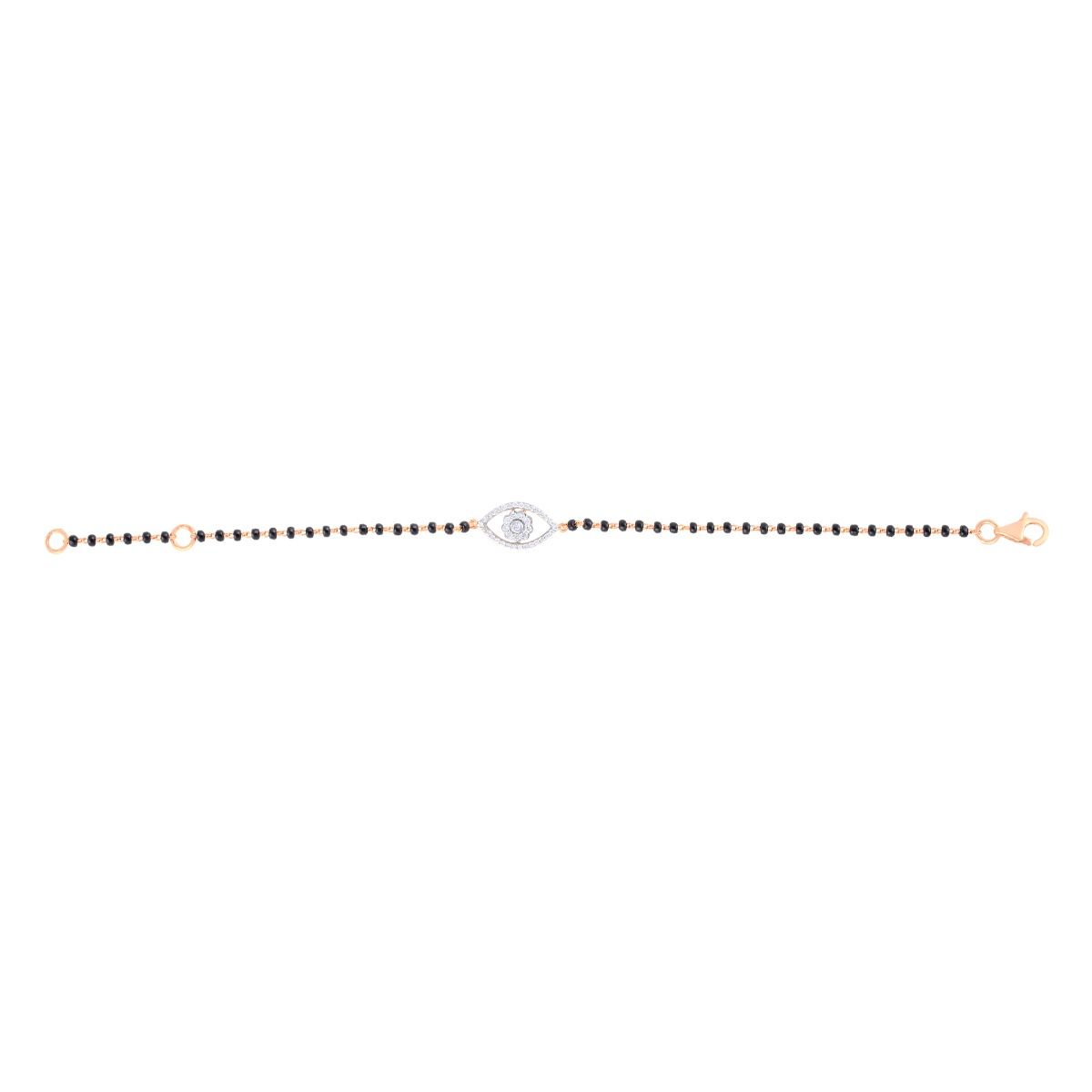 Classic Evil Eye Diamond Bracelet-Bracelets-OBR24S25