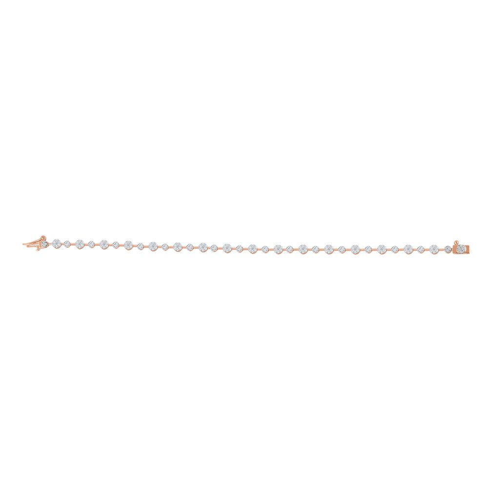 Captivating 18KT Rose Gold Composite Women Bracelet-Bracelets-OBR24S33